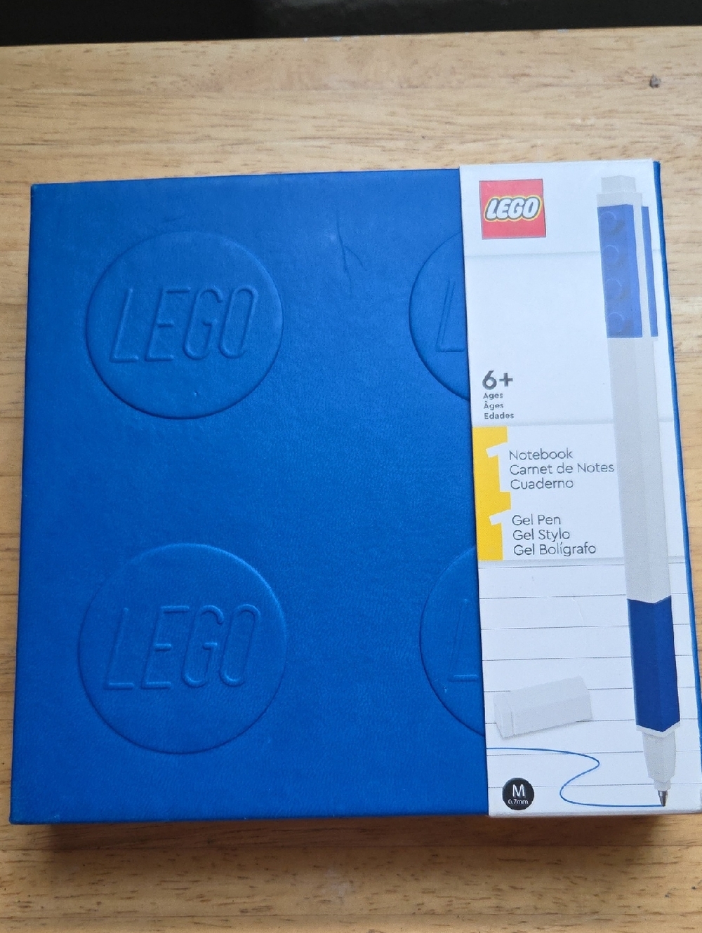Lego Blue Notebook and Matching Blue Gel Pen Itrm 52257A